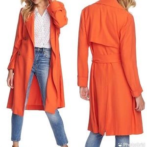 Peach 1 State Trench Coat Size 0